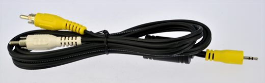 Audio-video 3,5mm-RCA male mono