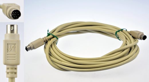 Mini-DIN 8-Pin male-male beige