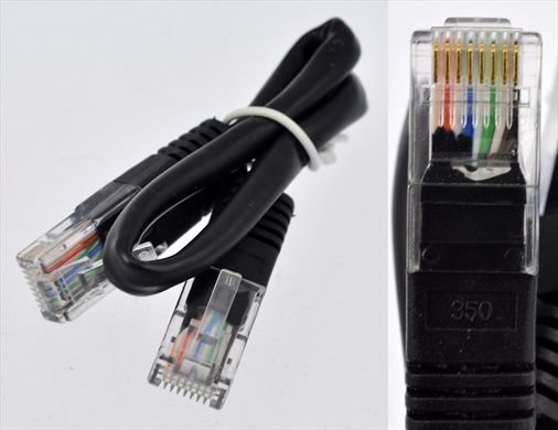 Modular Connector RJ-45 8P8C black