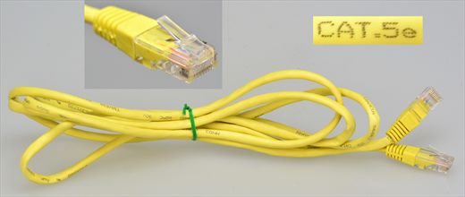 RJ45 CAT.5e (yellow)