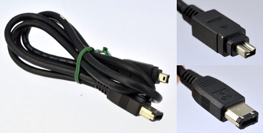 Firewire type 1 type 2 black 1
