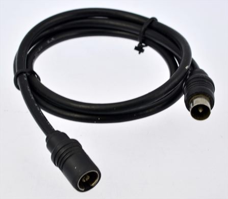 TV aerial plug cable black 3