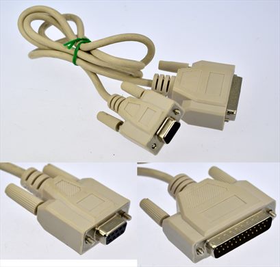Serial 9-PIN female 25-PIN male