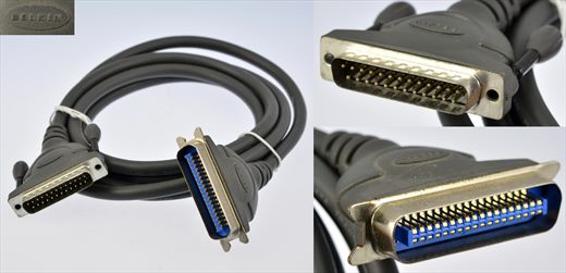 DB25 male to Centronics C50 male gray (Belkin)
