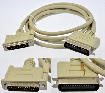 DB25 to Centronics C50 SCSI Cable
