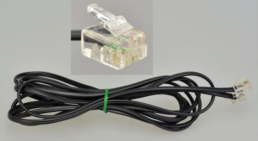 Telephone RJ11 (black)