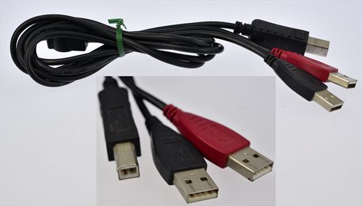 USB 2.0 Type-A (2) to Type-B
