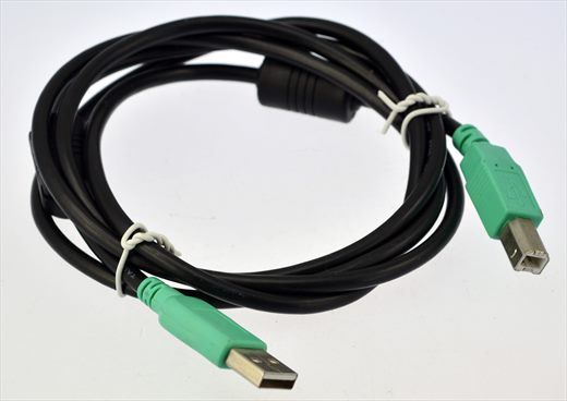 USB A B black-green