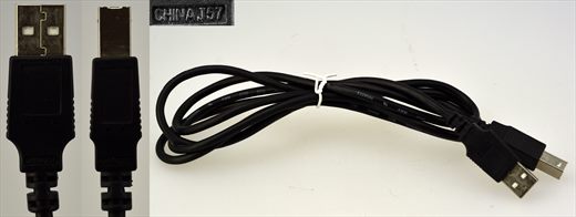 USB A B black (10)