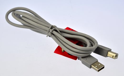 USB A B gray