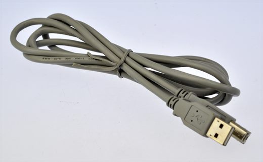 USB A B gray 2