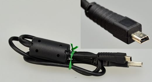 Cabo USB-A para Mini-USB B com Nucleo de Ferrite