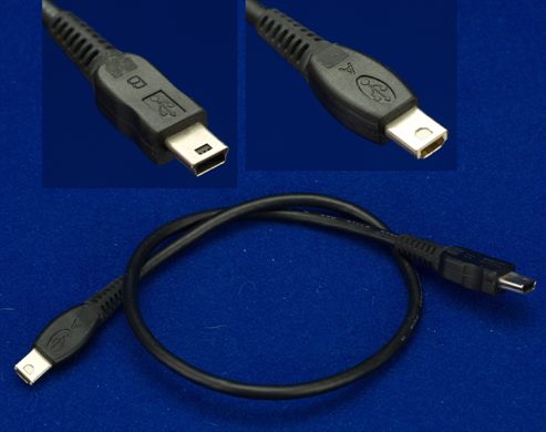 USB-A to USB-B Mini