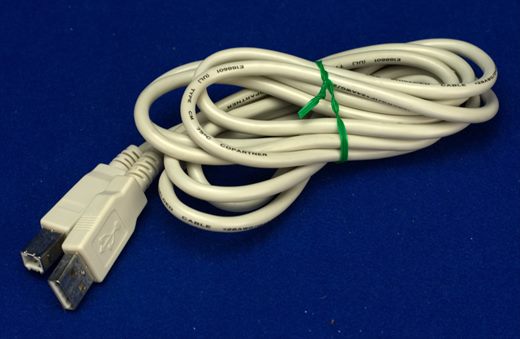 USB-A USB-B White