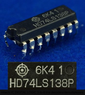 Hitachi HD74LS138P 3 Line-to-8-Line Decoders - Demultiplexers