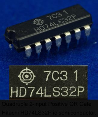 Hitachi HD74LS32P Quadruple 2-input Positive OR Gate