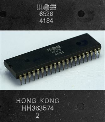 MOS 6526 4184 - HH363574 2 Hong Kong - CIA COMPLEX INTERFACE ADAPTER commodore