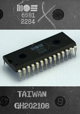 MOS 6581 2284 - GH202108 Taiwan - SID Sound Interface Device for Commodore