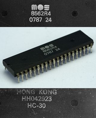MOS 8562R4 0787 24 - Hong Kong HH042923 HC-30 - VIC Chip for Commodore 64