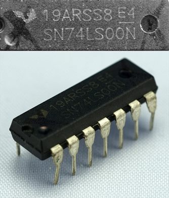 Texas Instruments 19ARSS8 E4 SN74LS00N - Quadruple 2-Input Positive-NAND Gates