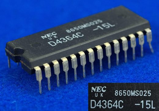 NEC D4364C 8192x8 bit static CMOS RAM
