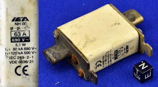 Fusivel NH IEA NH-00 63A 690V