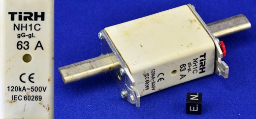 Fusivel NH TIRH NH1C 63A 500V