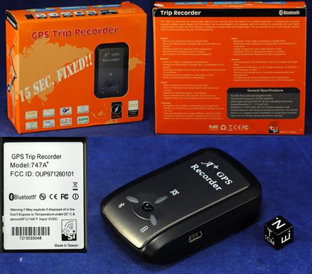 GPS Trip Recorder Modelo 747APlus