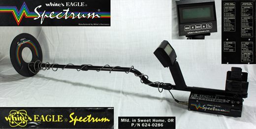 Whites Eagle Spectrum Detector de Metais