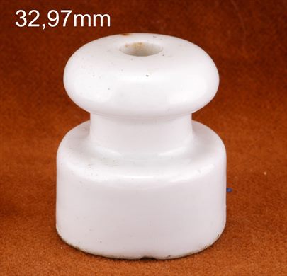 Isolador de passagem (ceramica) (mod E4-1) branco
