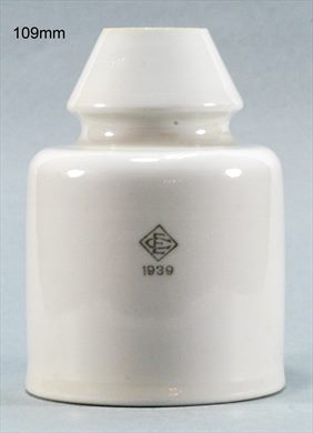 Isolador de passagem (ceramica) (mod C1) (EC) branco 1939