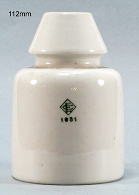 Isolador de passagem (ceramica) (mod C1) (EC) branco 1951