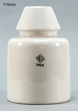 Isolador de passagem (ceramica) (mod C1) (EC) branco 1953