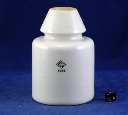 Isolador de passagem (ceramica) (mod C1) (EC) branco 1952