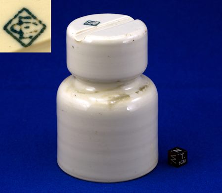 Isolador de passagem (ceramica) (mod E1) (EC) branco