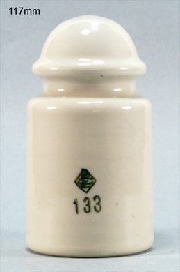 Isolador de passagem 133 (ceramica) (mod G1) (EC) creme