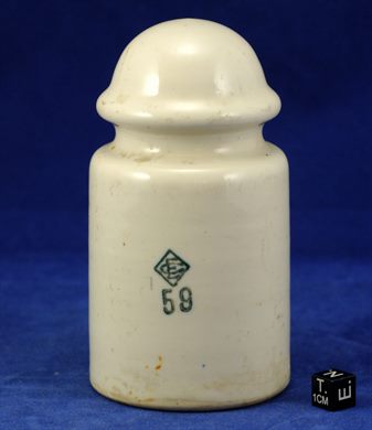 Isolador de passagem 59 (ceramica) (mod G1) (EC) creme