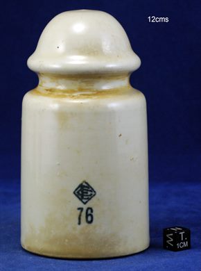 Isolador de passagem 76 (ceramica) (mod G1) (EC) creme