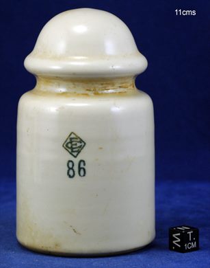 Isolador de passagem 86 (ceramica) (mod G1) (EC) creme