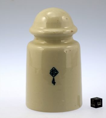 Isolador de passagem 4 (ceramica) (mod G1) (EC) creme
