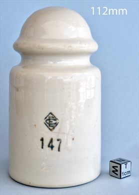 Isolador de passagem 147 (ceramica) (mod G1) (EC) creme