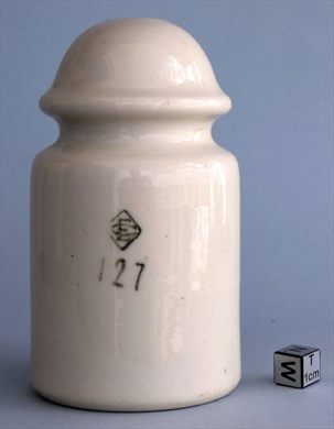 Isolador de passagem 127 (ceramica) (mod G2) (EC) creme