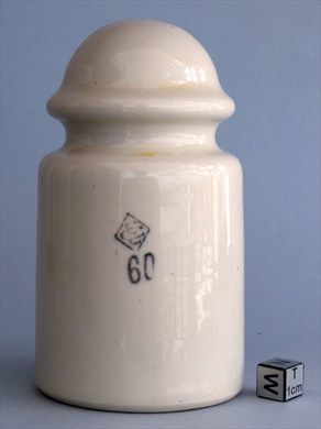 Isolador de passagem 60 (ceramica) (mod G2) (EC) creme