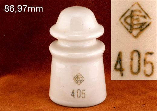Isolador de passagem (ceramica) (mod G2) (EC) creme 405
