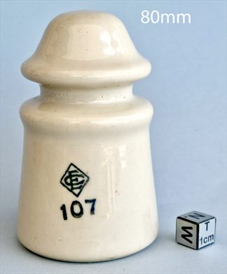 Isolador de passagem (ceramica) (mod G2) (EC) creme 107