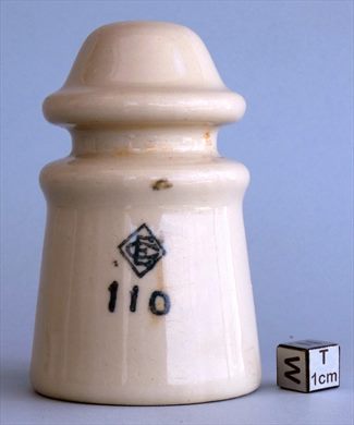 Isolador de passagem (ceramica) (mod G2) (EC) creme 110