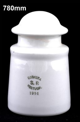 Isolador de passagem (ceramica) (mod G2) (SPC) branco 1951