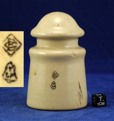 Isolador de passagem (ceramica) (mod G2) (EC) creme