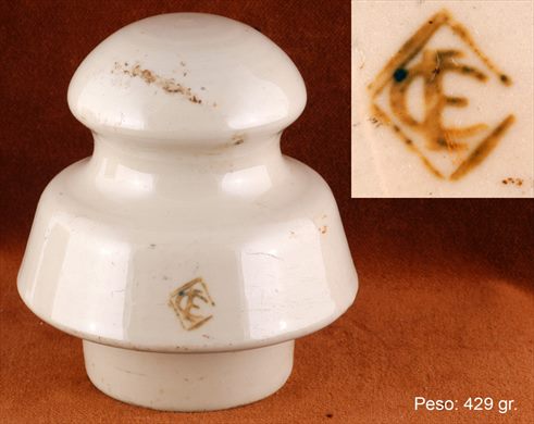 Isolador de passagem (ceramica) (mod A1) (EC) creme
