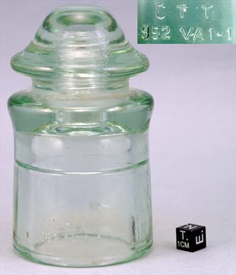 Isolador de passagem (vidro) (mod A2) CTT 952 VA 1-1 transparente verde